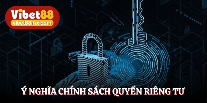 Chính sách quyền riêng tư Vibet88 có ý nghĩa cực kỳ quan trọng